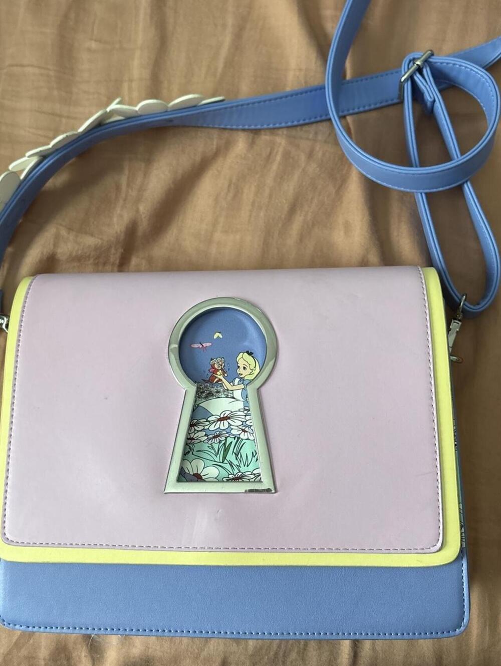 Loungefly Disney Alice in Wonderland Keyhole Crossbody Bag